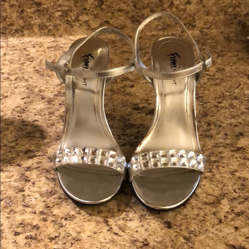 Silver heels